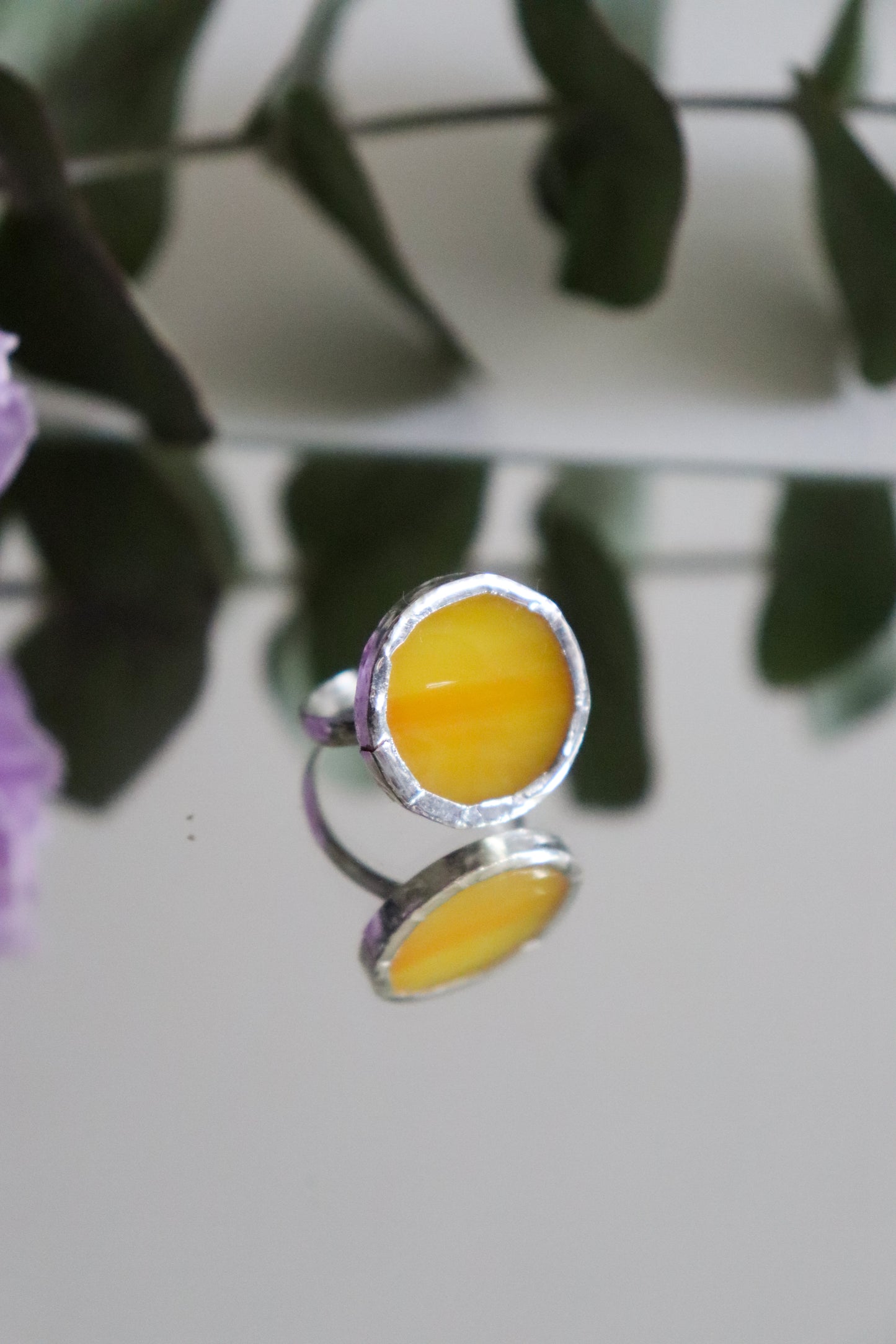 Circle rings / Yellow