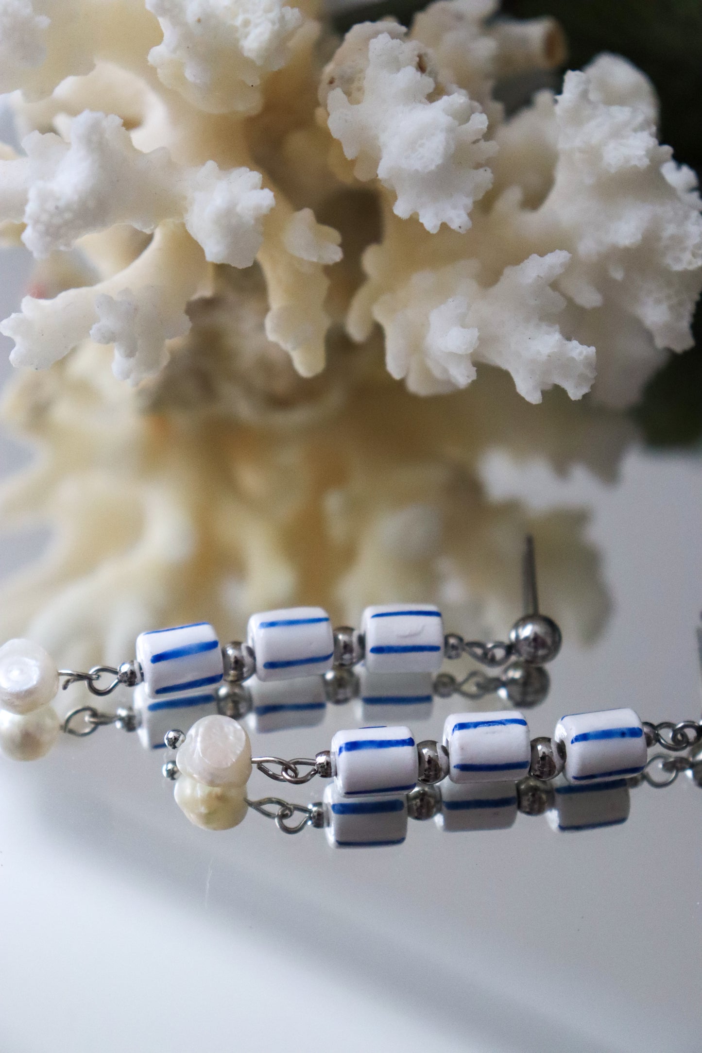 Semi-precious earrings