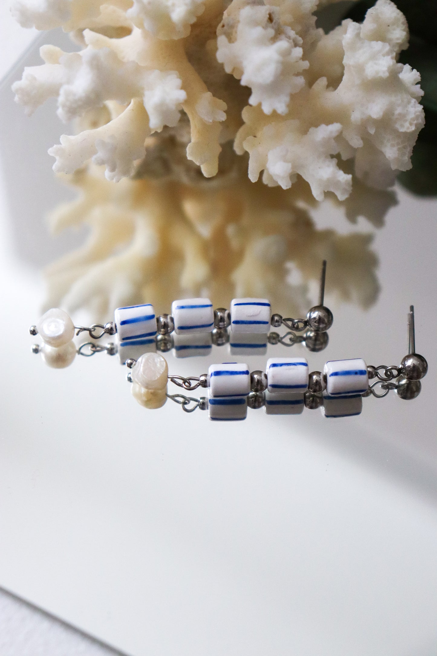Semi-precious earrings