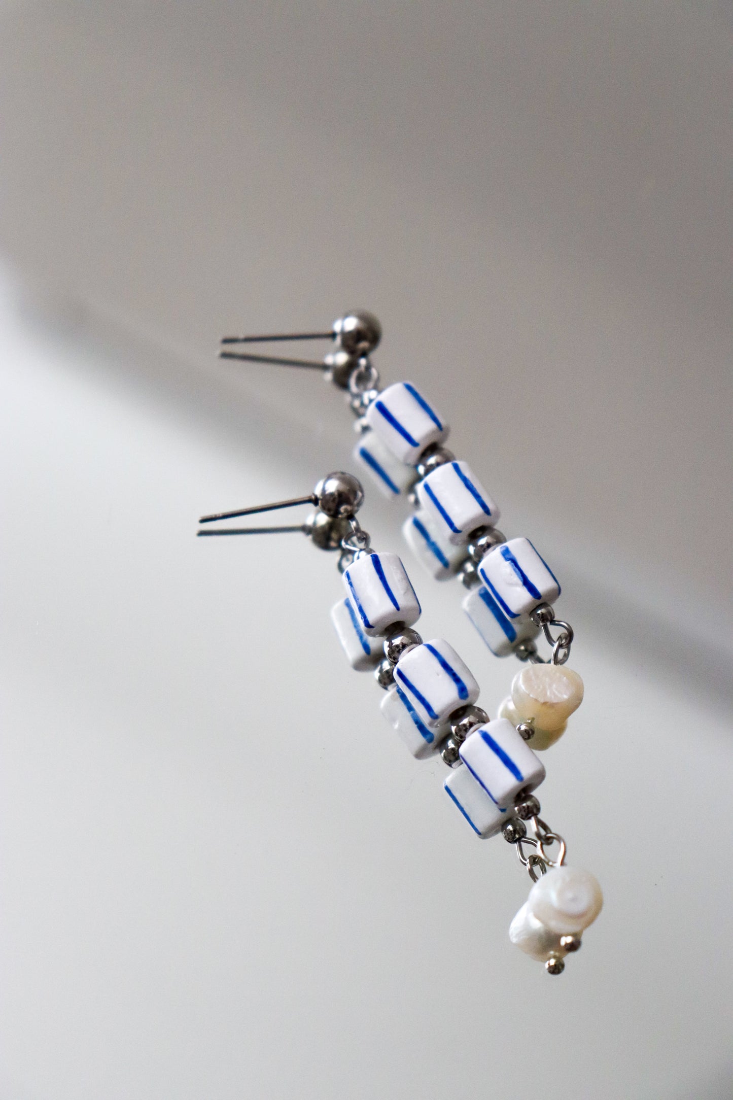Semi-precious earrings