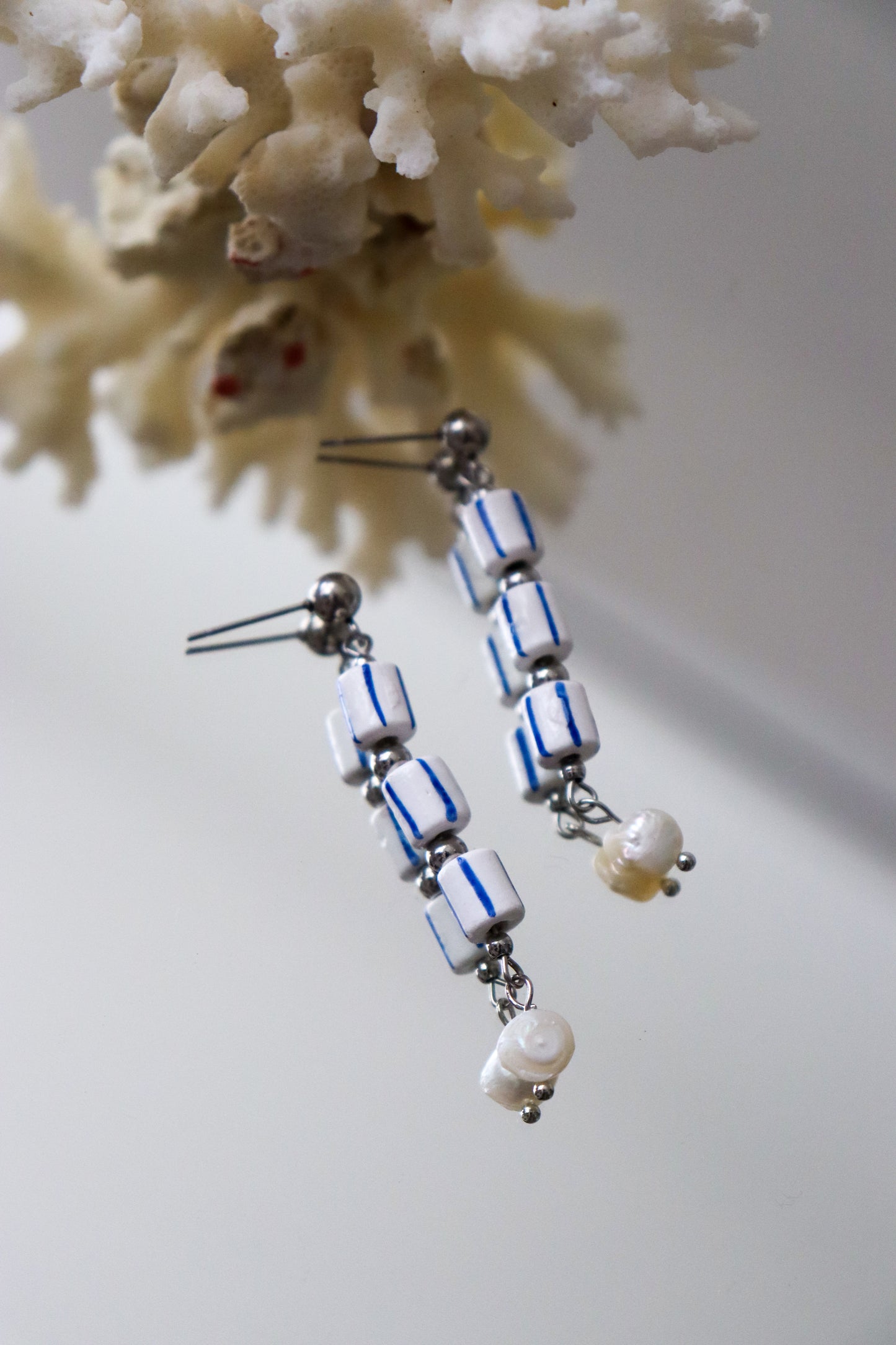 Semi-precious earrings