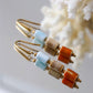 Semi-precious earrings