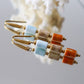 Semi-precious earrings