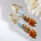 Semi-precious earrings