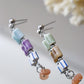 Semi-precious earrings