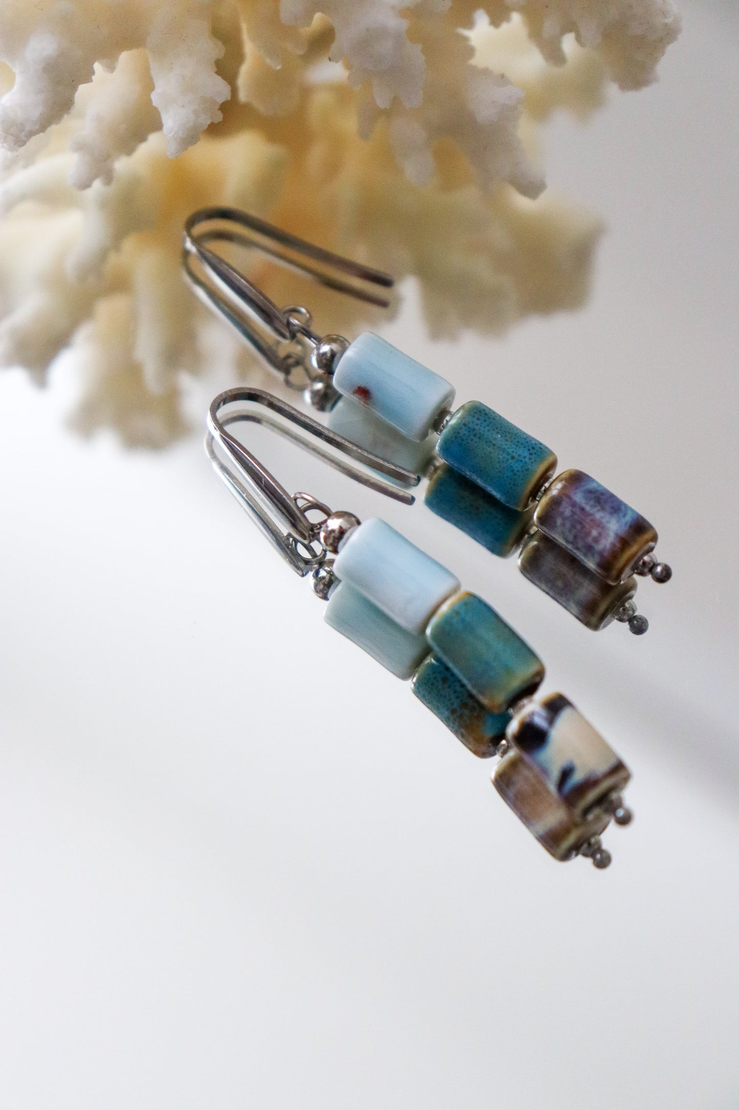 Semi-precious earrings
