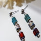 Semi-precious earrings