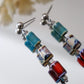 Semi-precious earrings