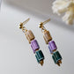 Semi-precious earrings