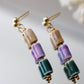 Semi-precious earrings