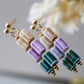 Semi-precious earrings