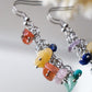 Semi-precious earrings