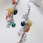 Semi-precious earrings