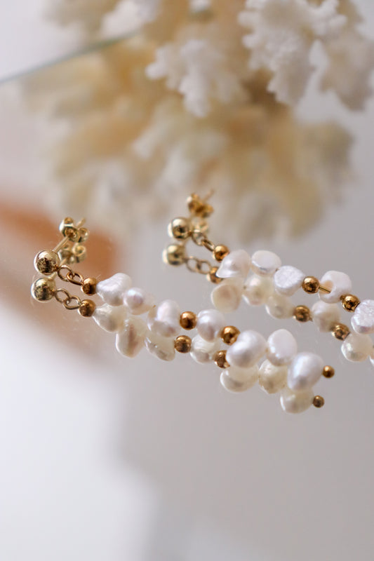 Pearl earrings