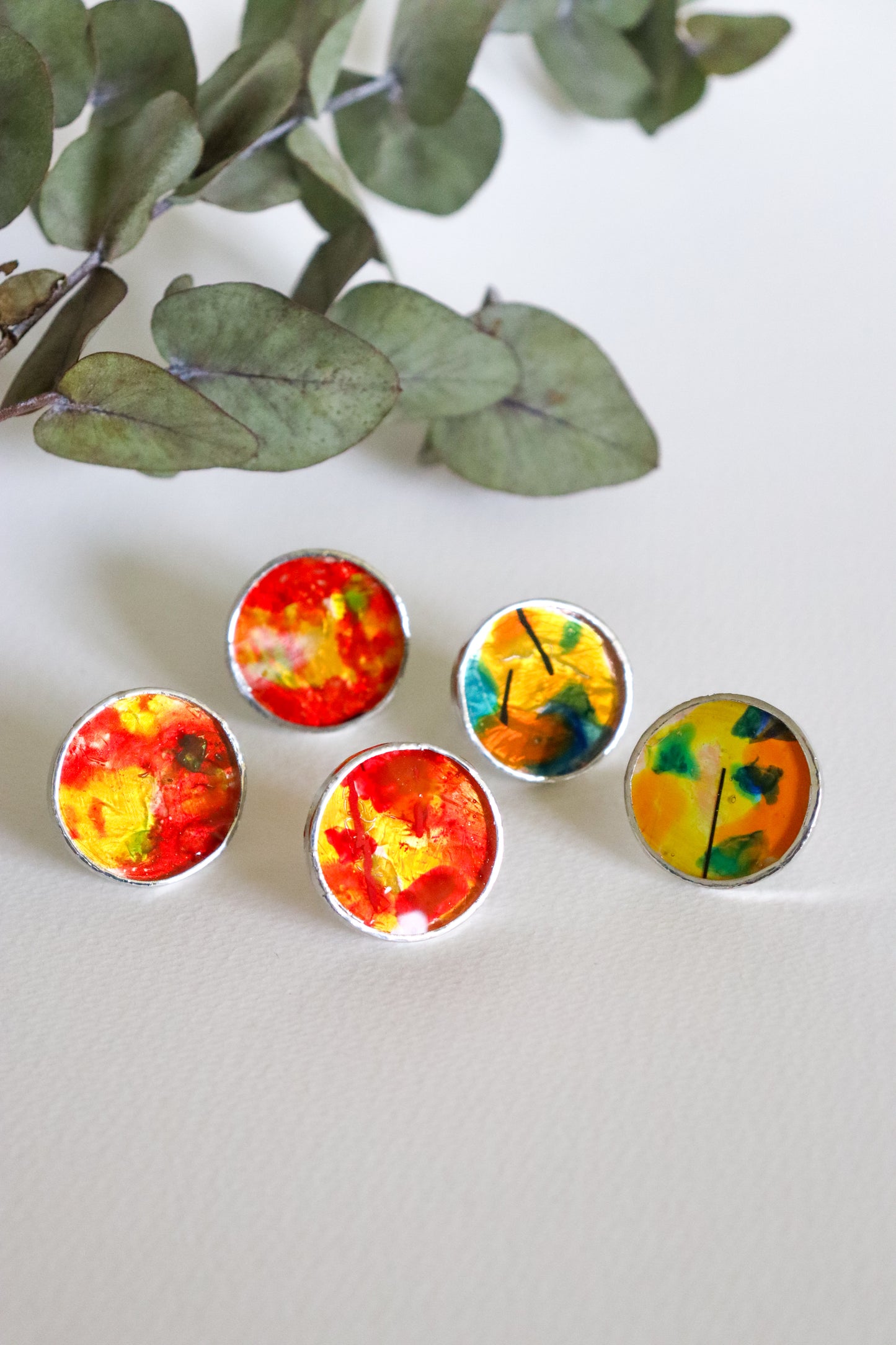 Circle rings / Coloured bright