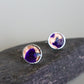 Circle rings / Coloured purple