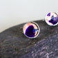 Circle rings / Coloured purple