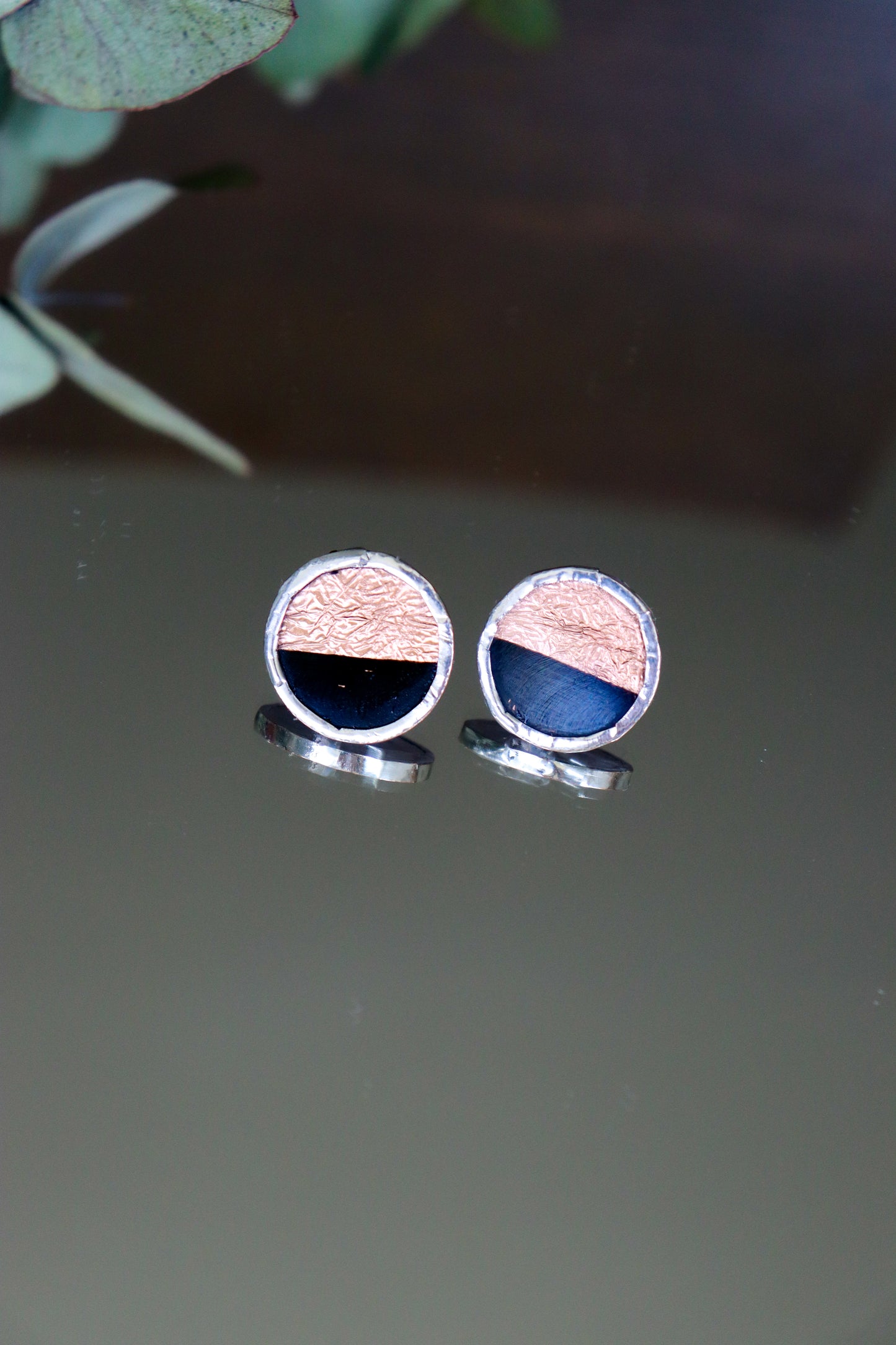 Circle earrings / Duality