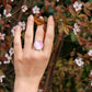 Circle rings / Pink