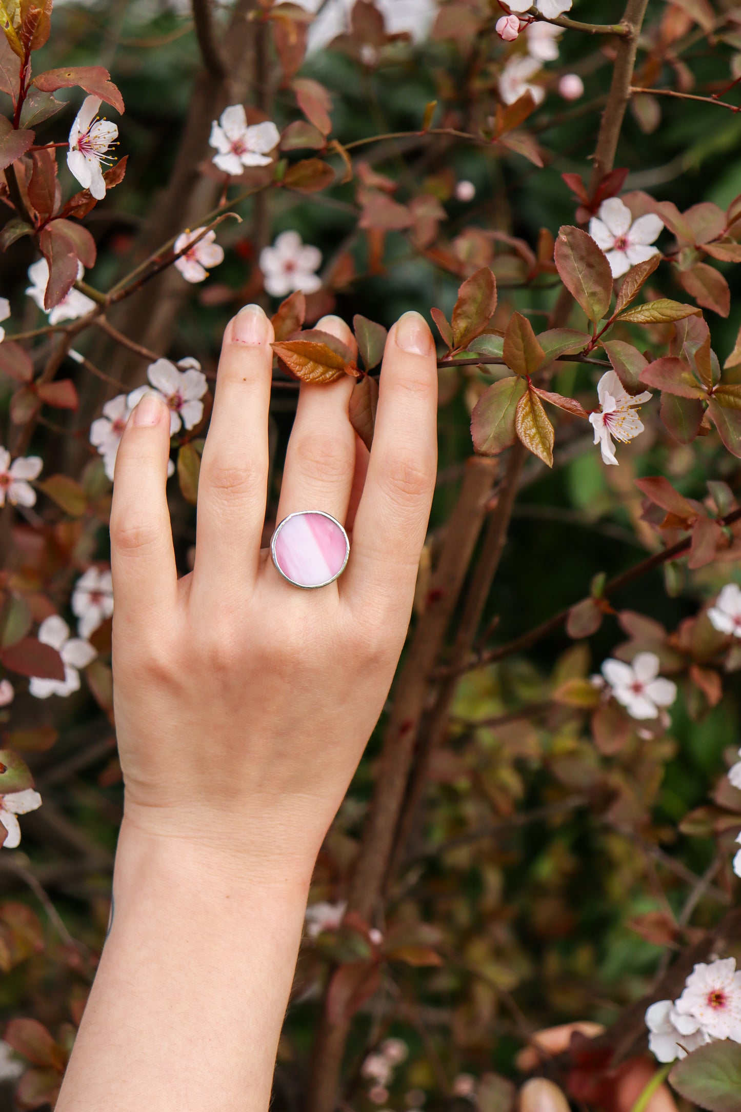Circle rings / Pink