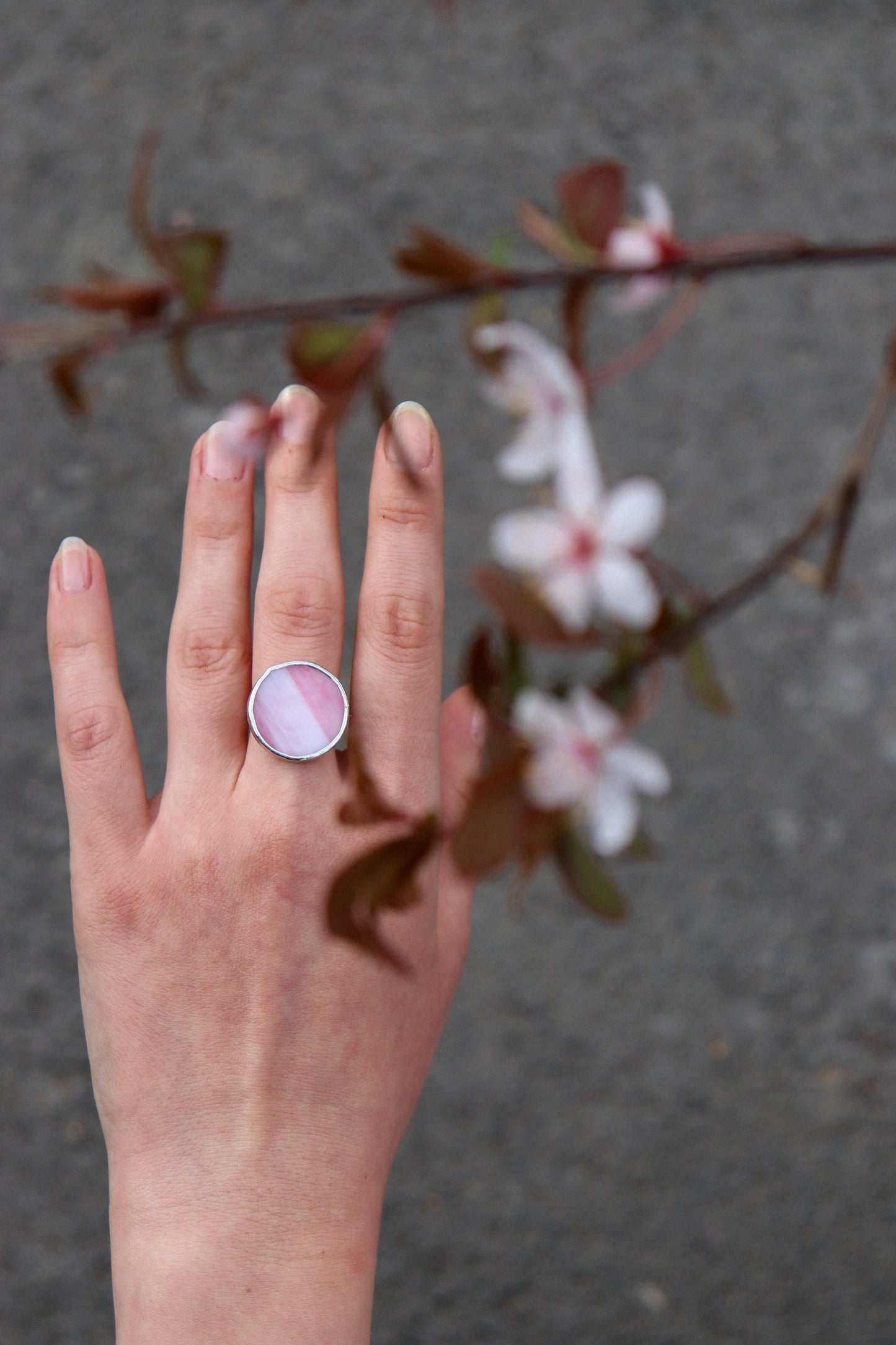 Circle rings / Pink