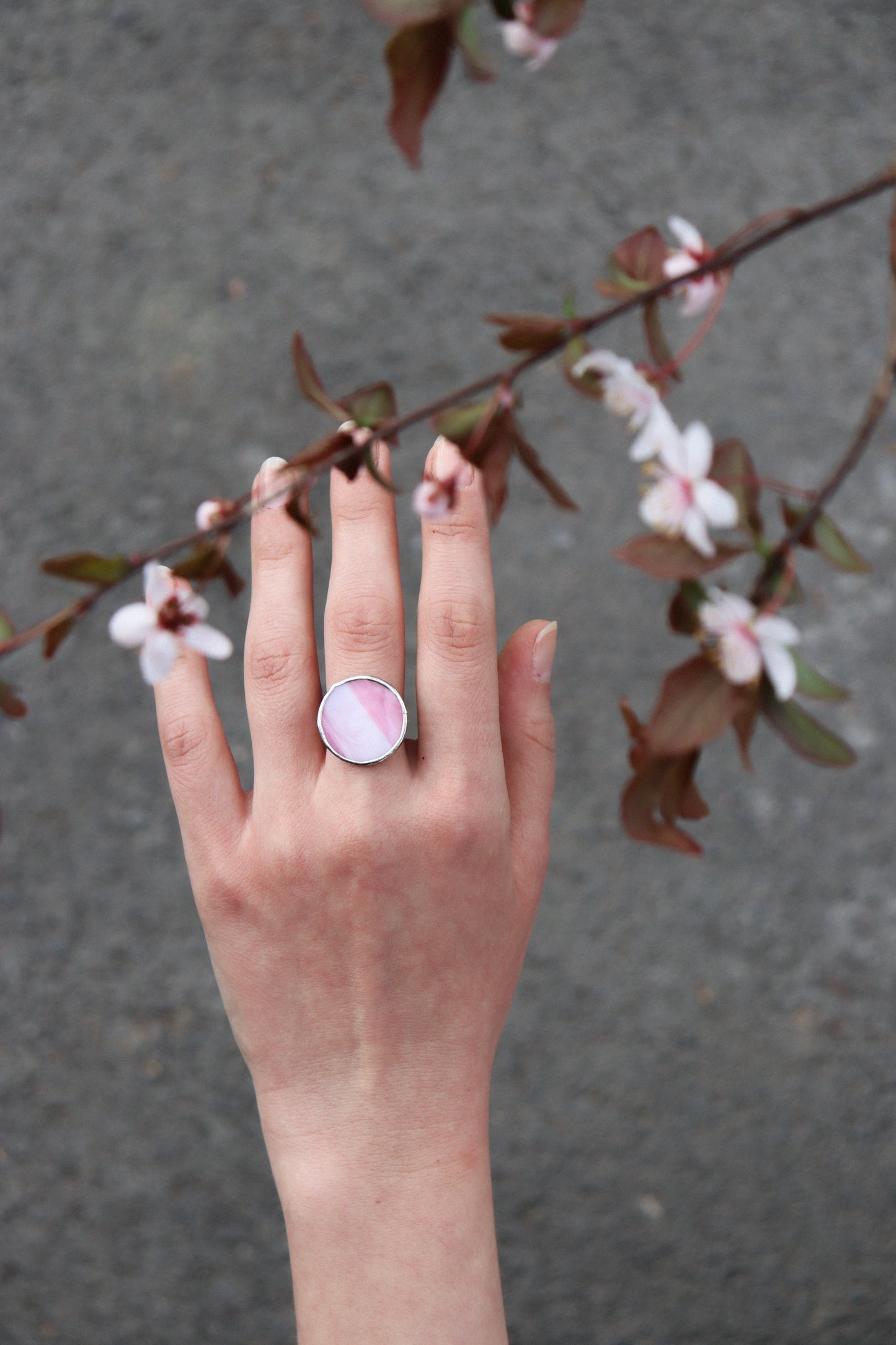 Circle rings / Pink