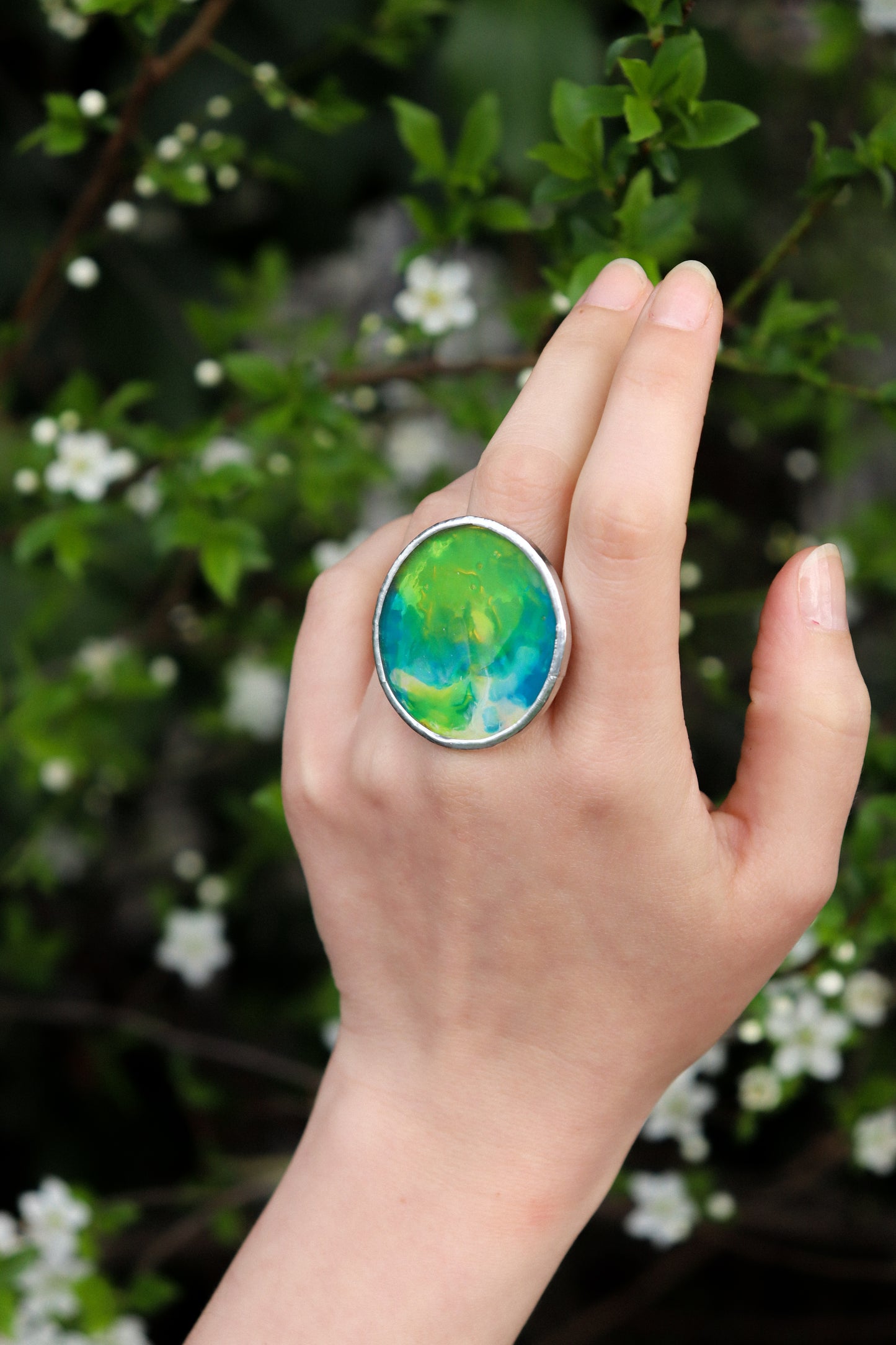 Circle rings / Coloured
