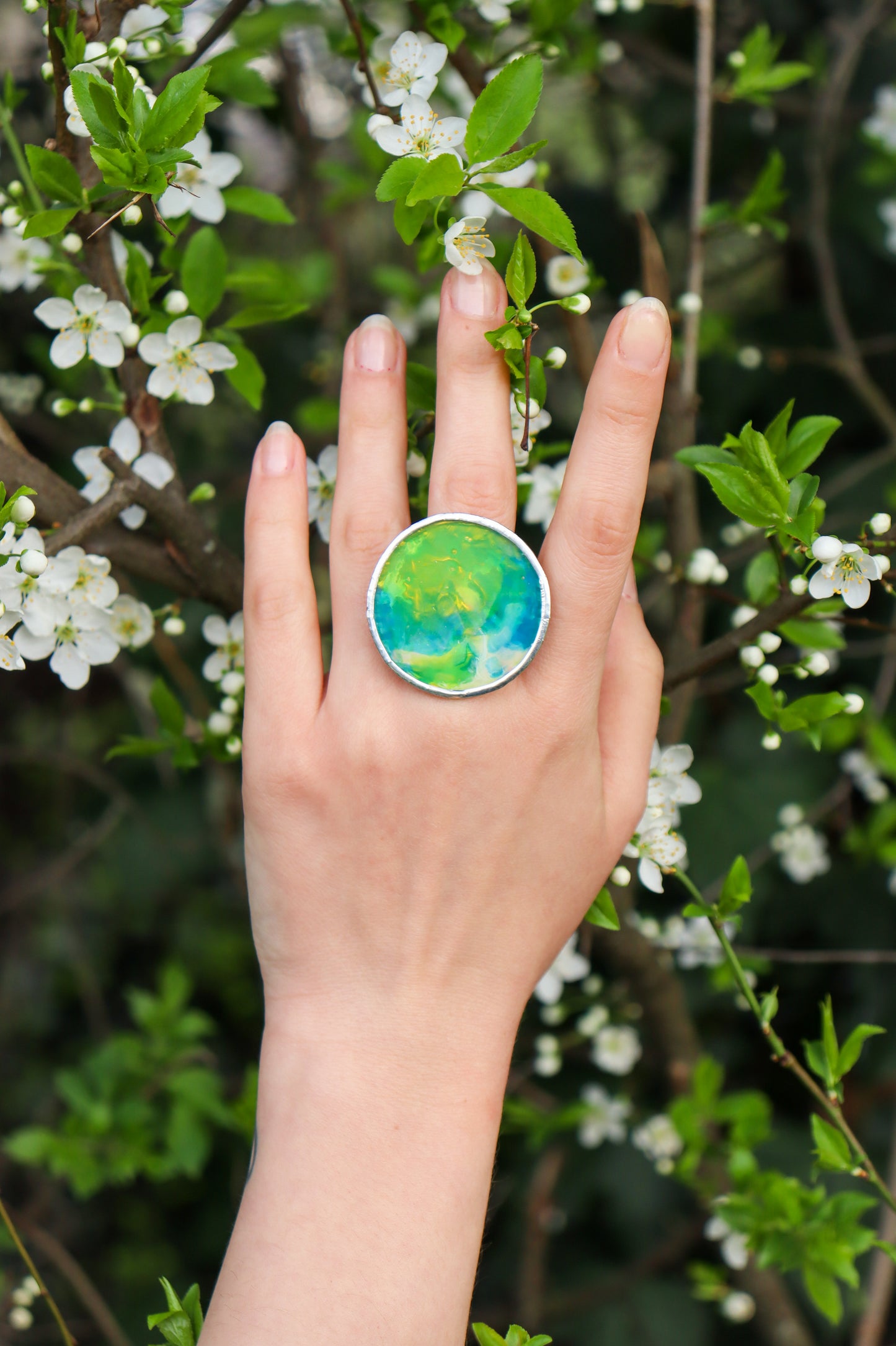 Circle rings / Coloured