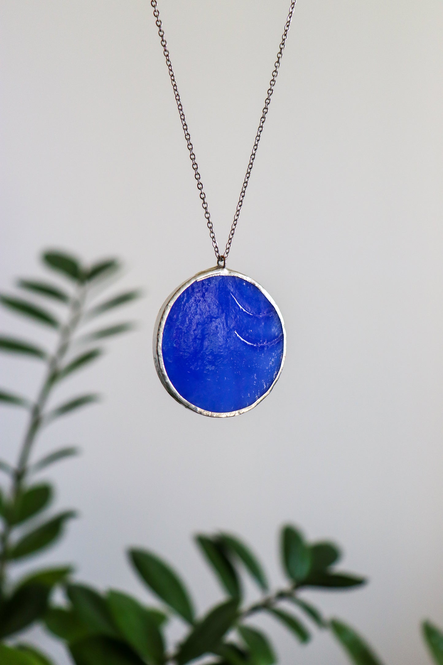 Circle necklaces / Blue