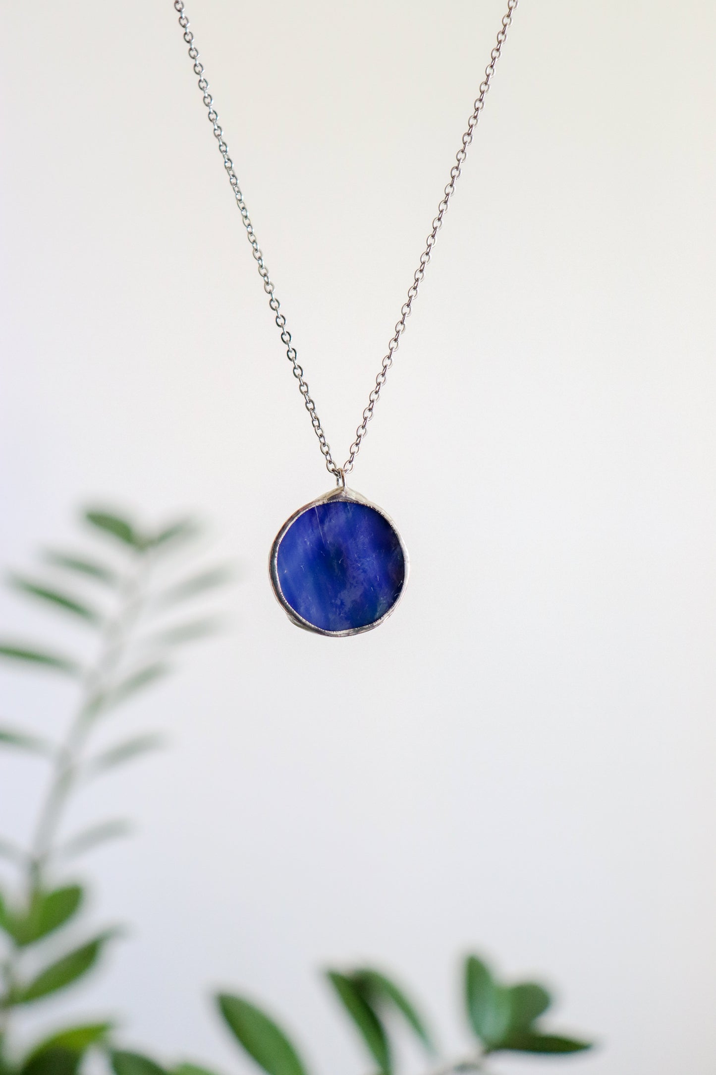 Circle necklaces / Blue