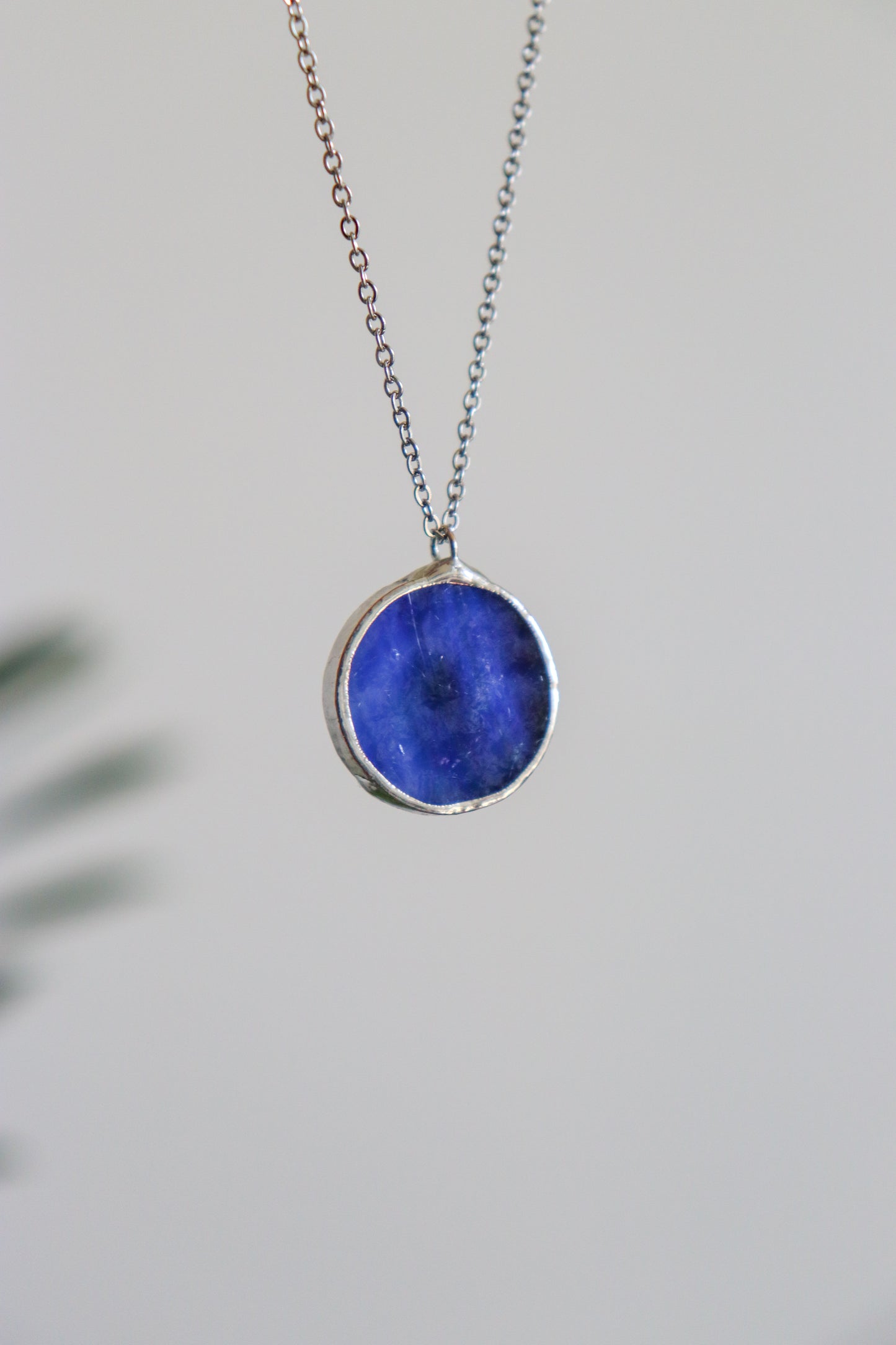 Circle necklaces / Blue