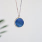 Circle necklaces / Blue
