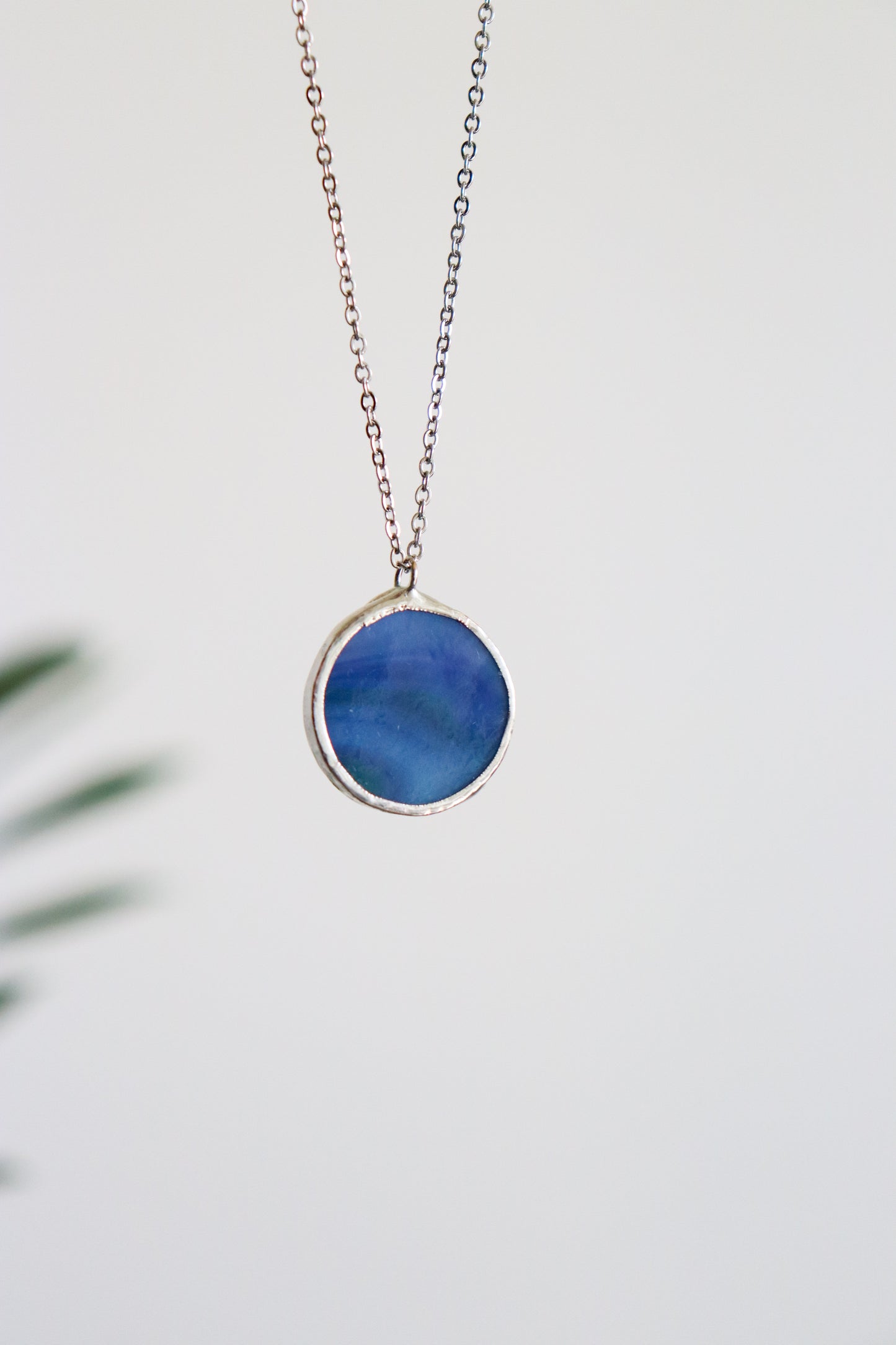 Circle necklaces / Blue