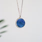 Circle necklaces / Blue