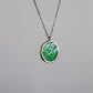 Circle necklaces / Green