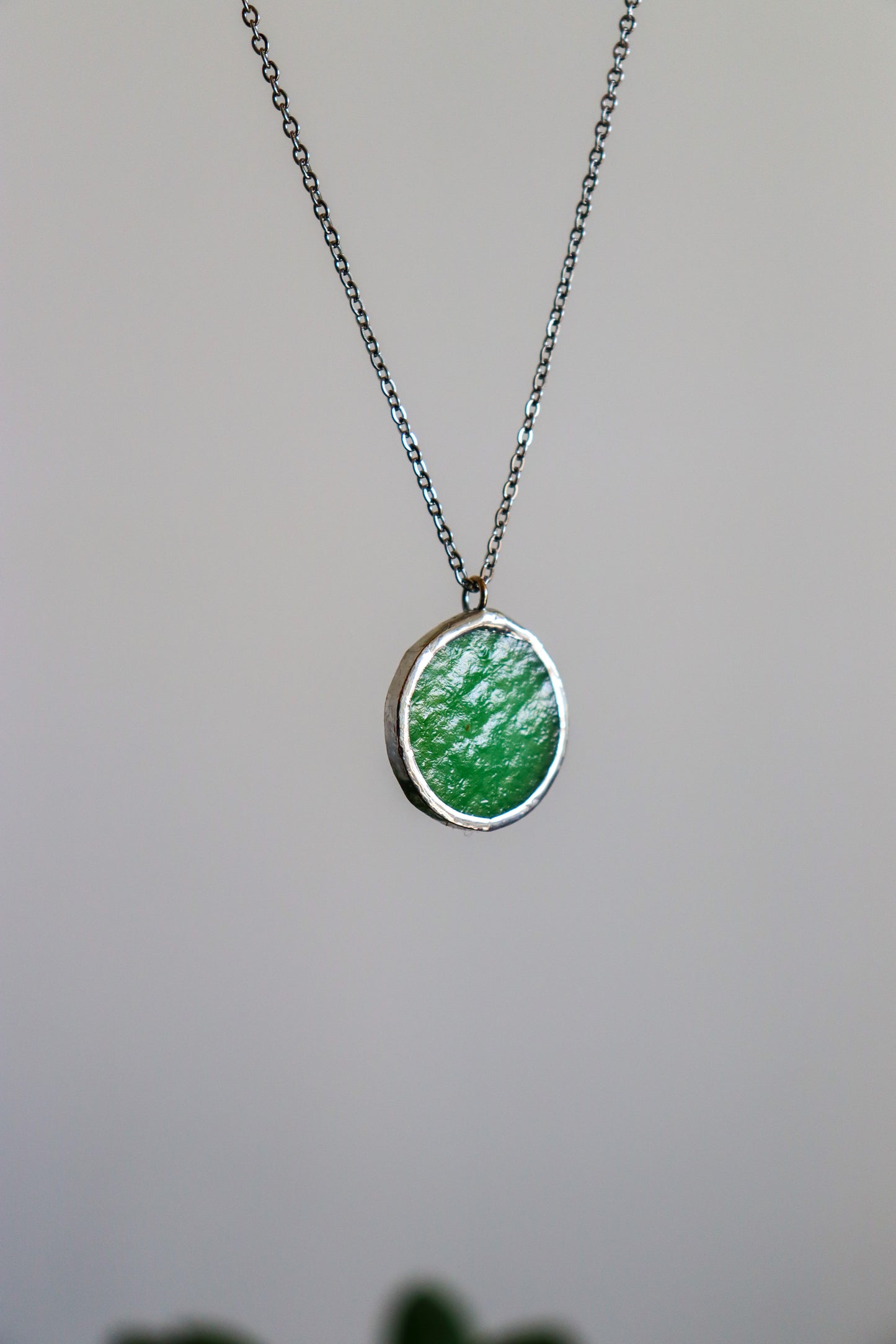 Circle necklaces / Green