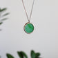 Circle necklaces / Green