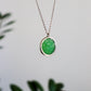 Circle necklaces / Green