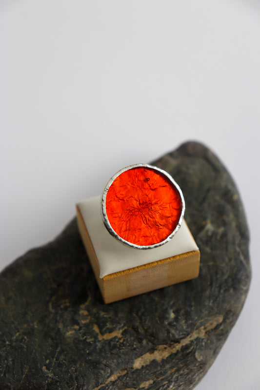 Orange circle rings