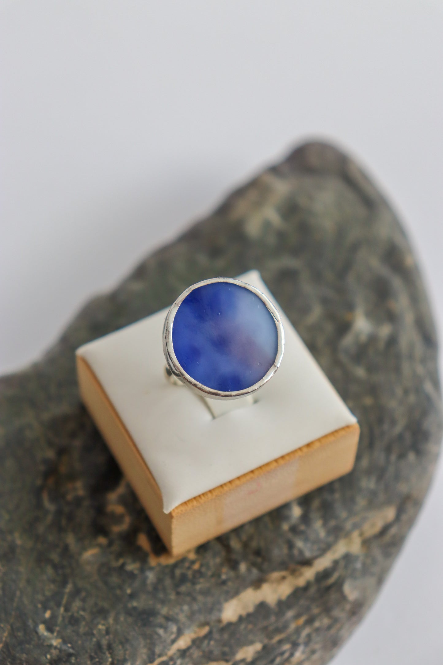 Circle rings / Blue-Gray