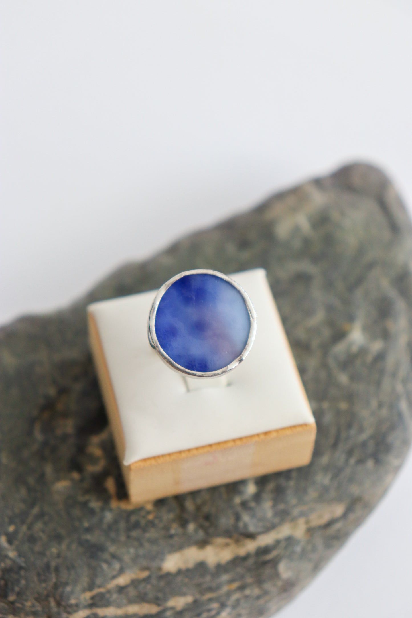 Circle rings / Blue-Gray