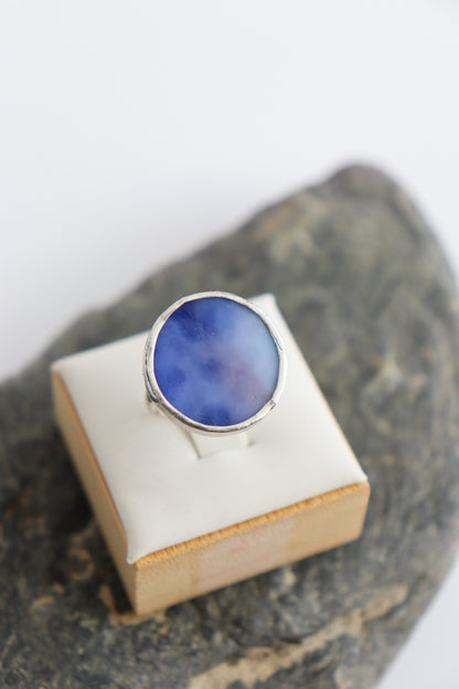 Circle rings / Blue-Gray