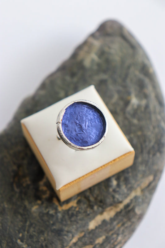 Circle rings / Ink blue