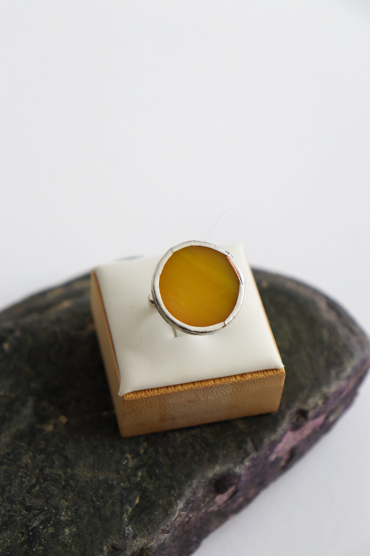 Yellow circle rings