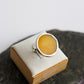 Yellow circle rings