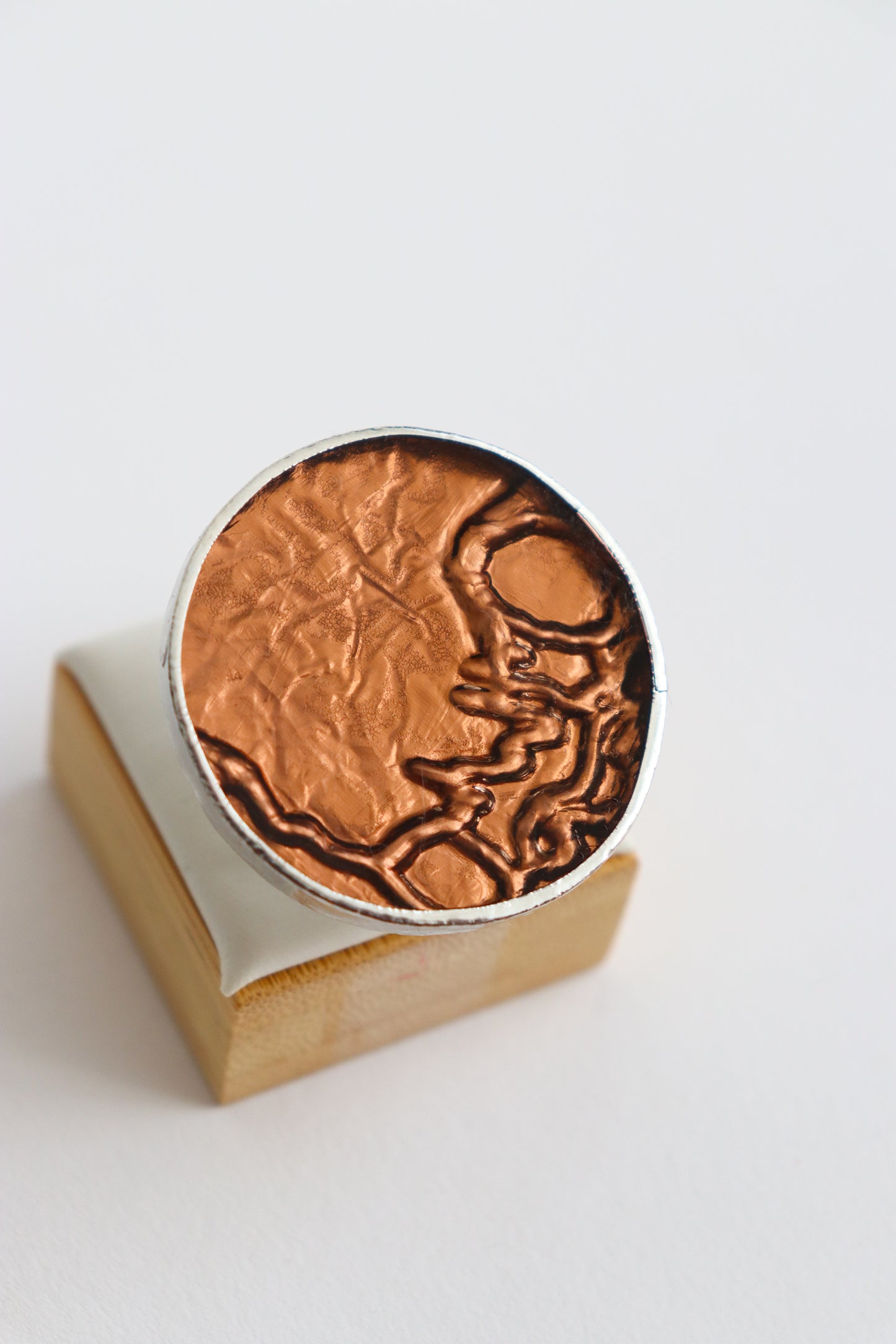 Circle rings / Dark Copper