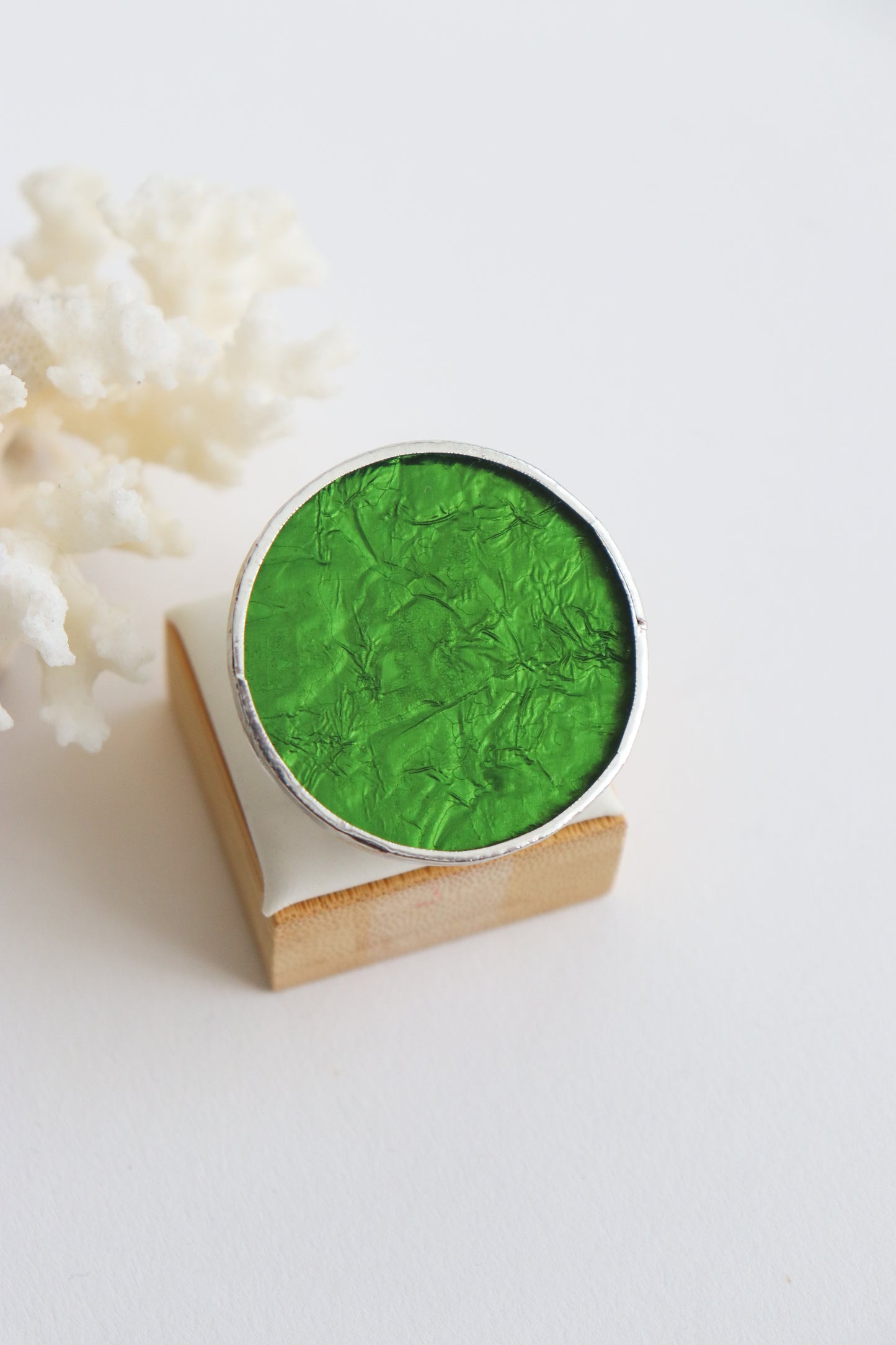 Circle rings / Grass green