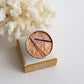 Circle rings / Copper blue