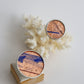 Circle rings / Copper blue