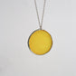 Circle necklaces /  Yellow